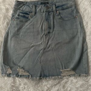 Wild Fable Distressed Denim Skirt